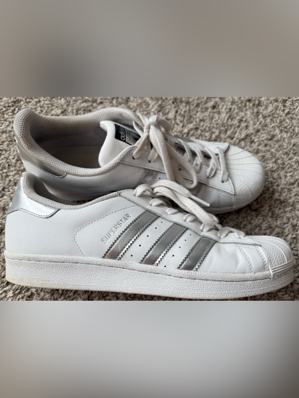 Adidas Women's Superstar Sneakers - Picture 3 of 9
